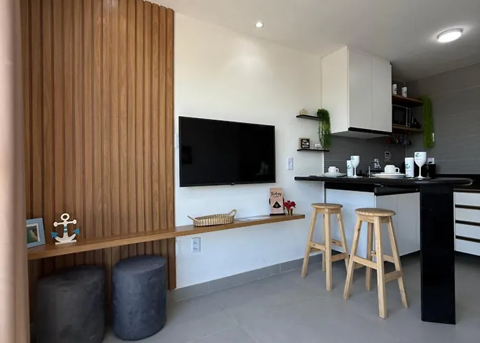 2 Quartos Para Sua Privacidade E Conforto!Flat Moderno, E Perto De Tudo! Pôrto das Galinhas